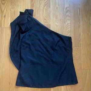 Banana Republic One Shoulder Top, Black